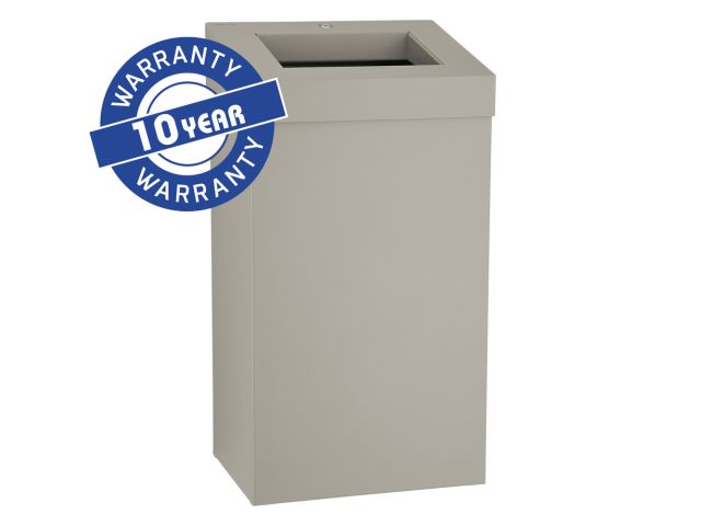 MERIDA STELLA STONE GREY LINE open waste bin 45 l, stone grey